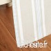 Dibor - Chemin de Table Extra Long en Tissu à Rayures Bleu Blanc Lavable en Machine - B07NJ7KZSN